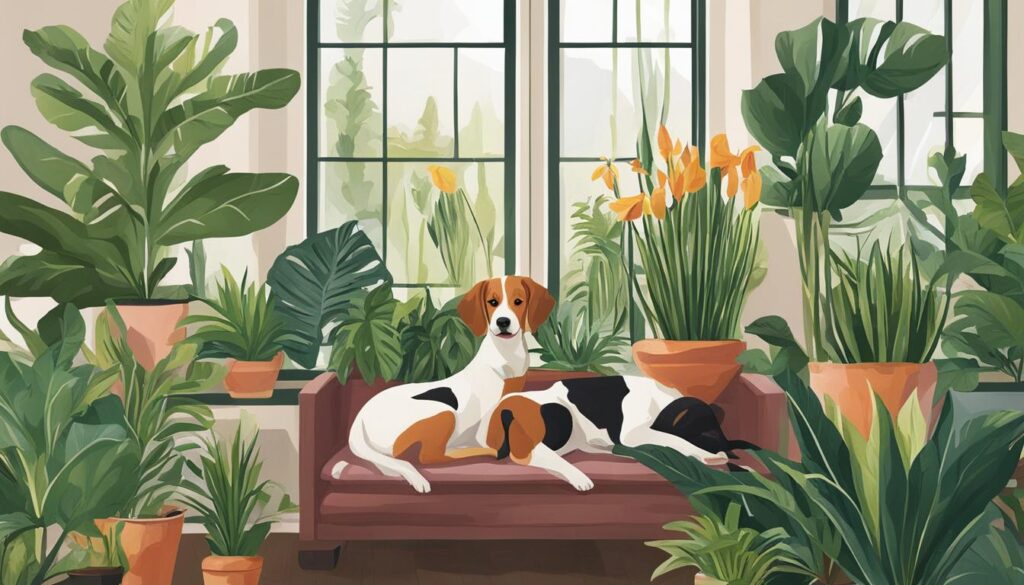 Non-toxic plants for dogs