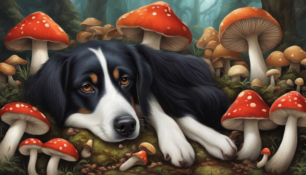 Symptoms of mushroom poisoning in dogs