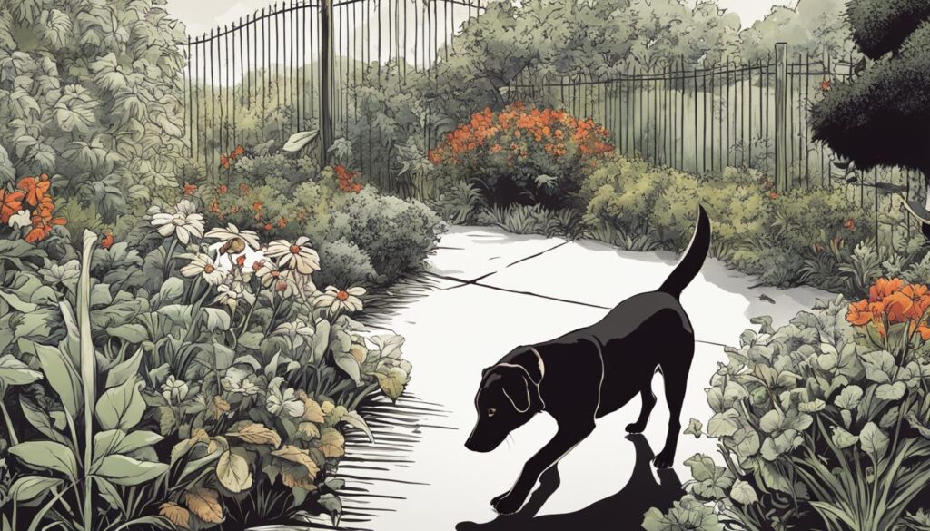 Safeguard Your Pup: Poisonous Plants for Dogs Guide 13 black lab in garden