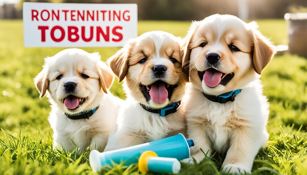 Canine flu in puppies