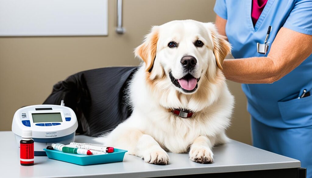 Diabetes in dogs with EPI