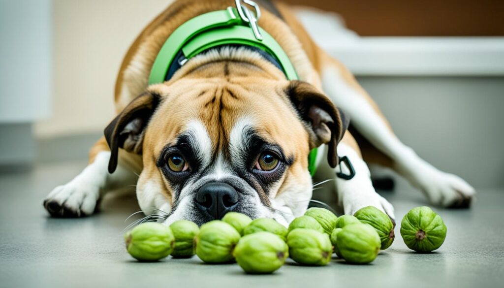 Green walnuts and dogs poisoning