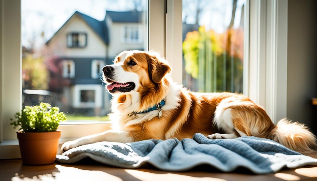 Living with a blind dog