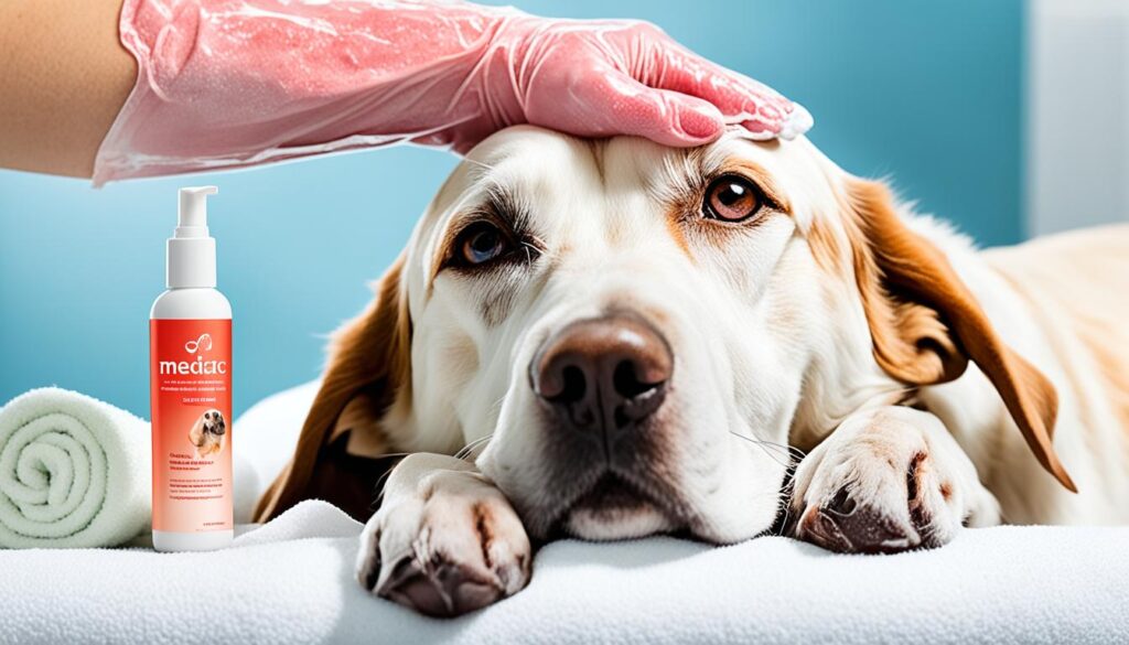 Mange treatment in dogs