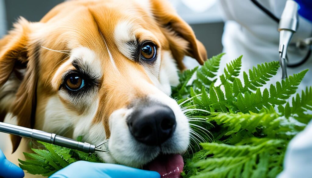 Treatment for fern ingestion in dogs Treatment for fern ingestion in dogs