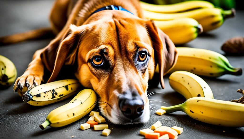 banana toxicity in dogs