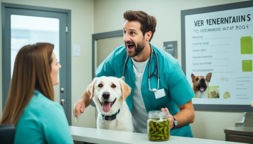 consulting a veterinarian