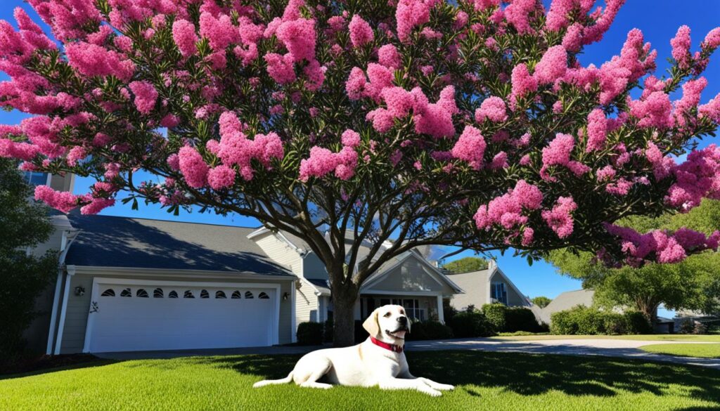 crape myrtle tree
