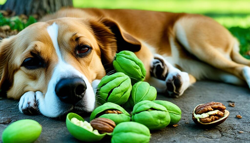 risks of green walnuts for dogs