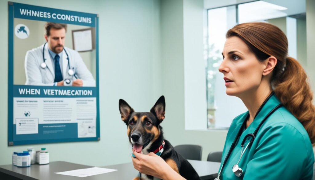 Consult Veterinarian for Whining