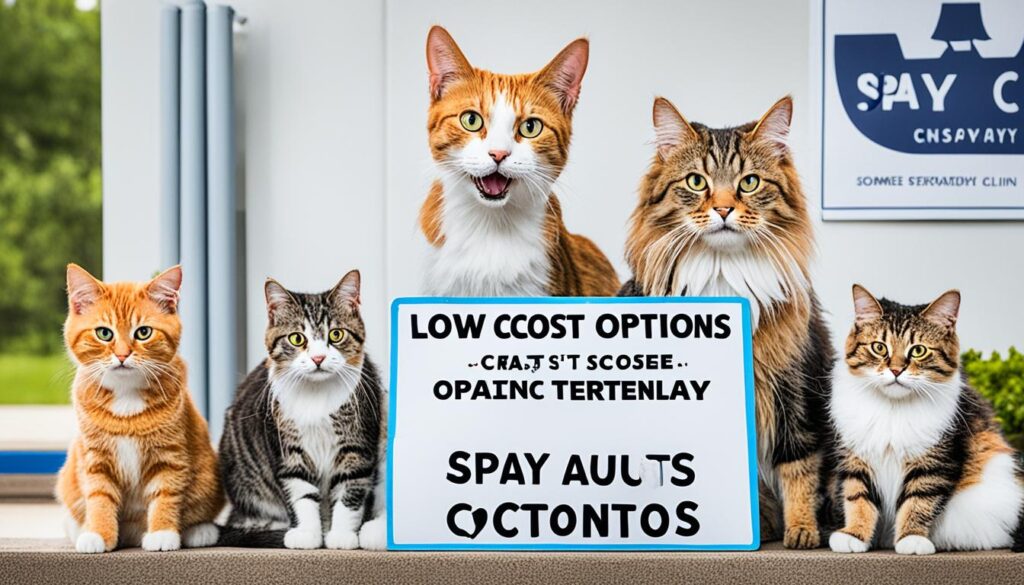 Low-cost options for cat spaying