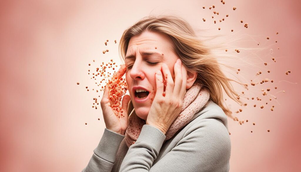 cat dander reaction