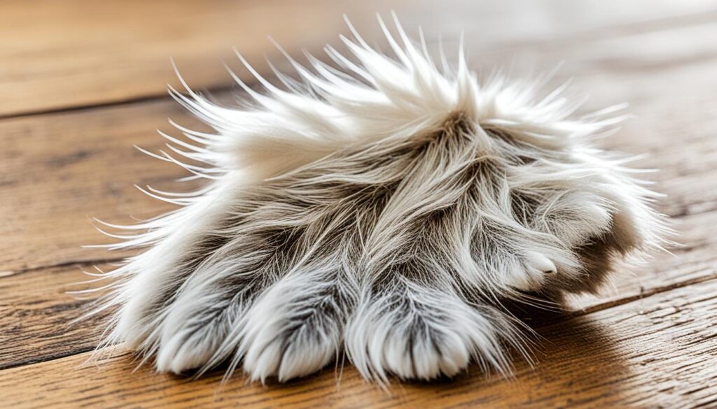 cat shedding and hair loss image