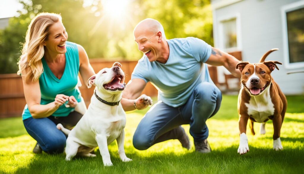 pit bulls as family pets