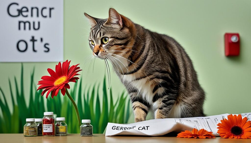 risks of gerbera daisies for cats