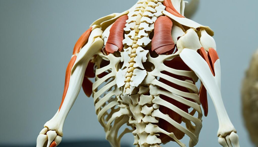 visible shoulder blades