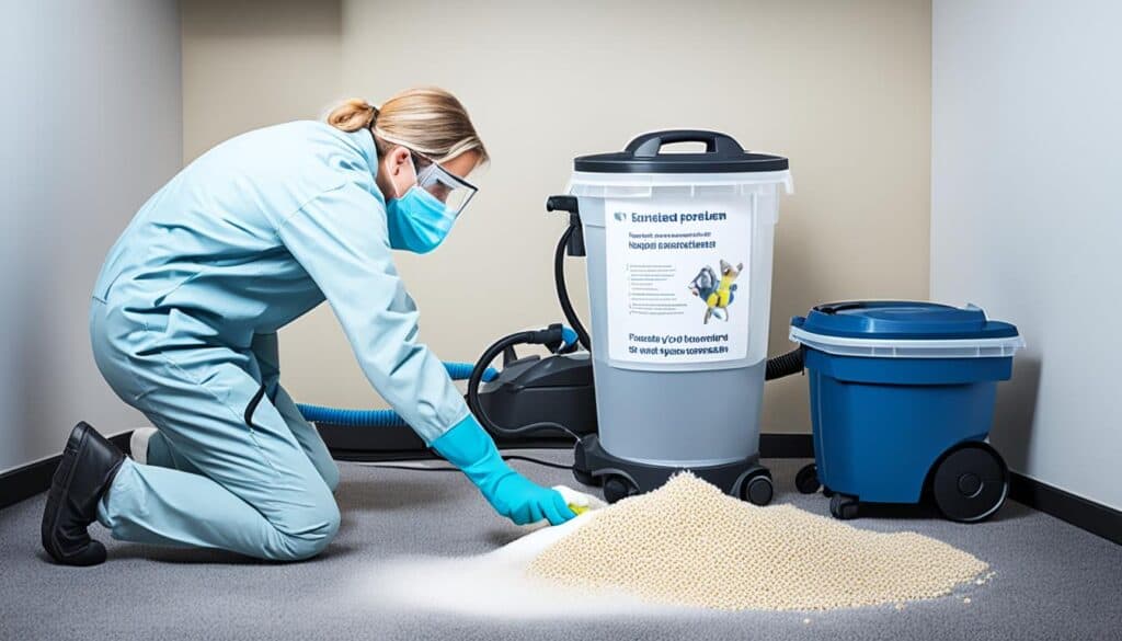 Cleaning measures for flea eradication Cleaning measures for flea eradication