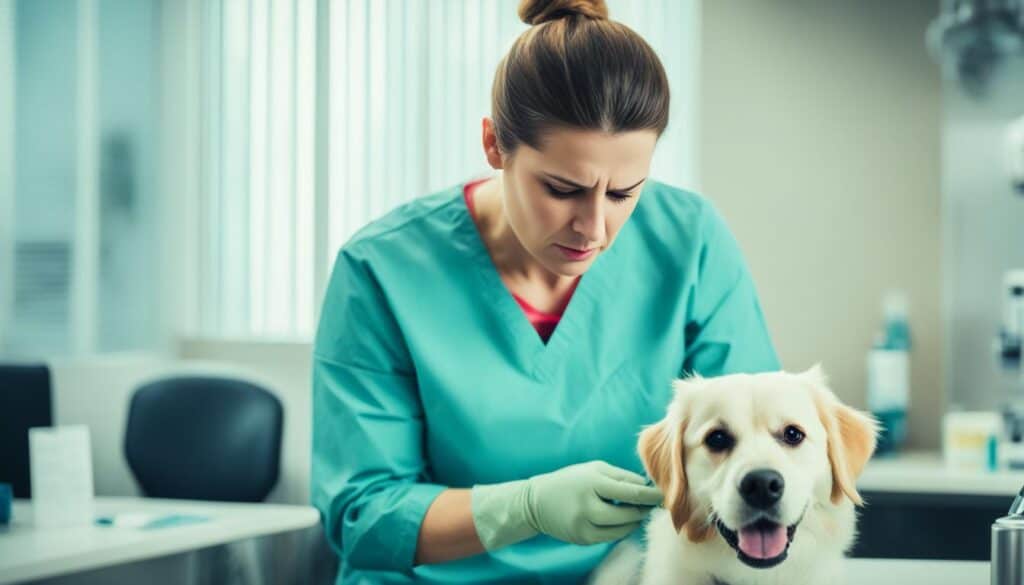 Immediate actions for bloody stools in dogs