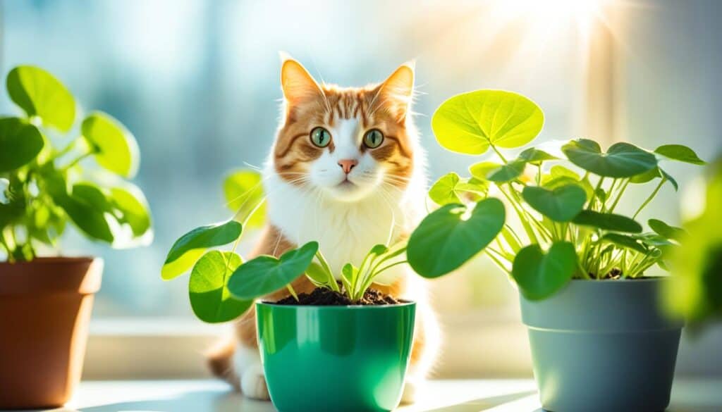 cat-friendly plant care