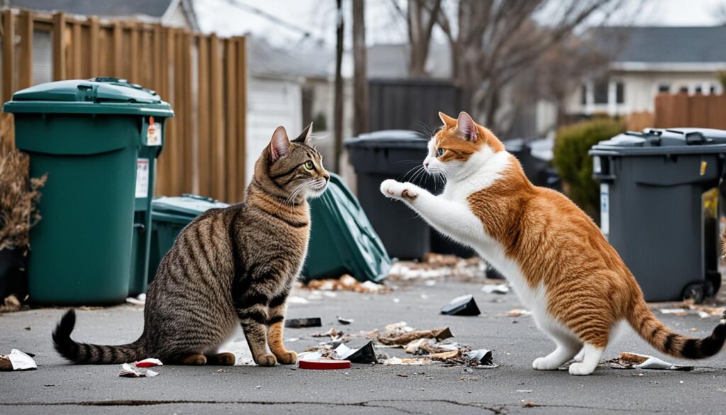 cats fighting outside cats fighting outside