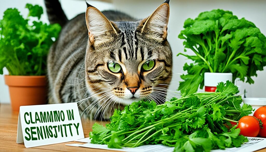 cilantro sensitivity in cats