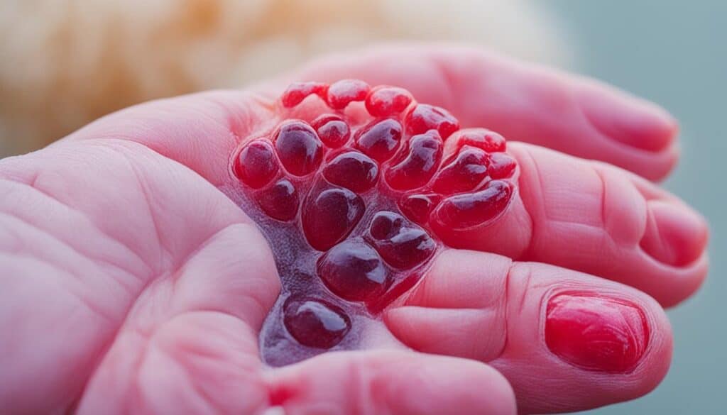 dog with bacterial infection