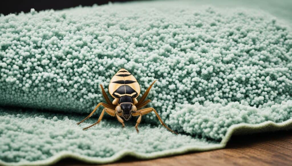 fleas eggs in the environment