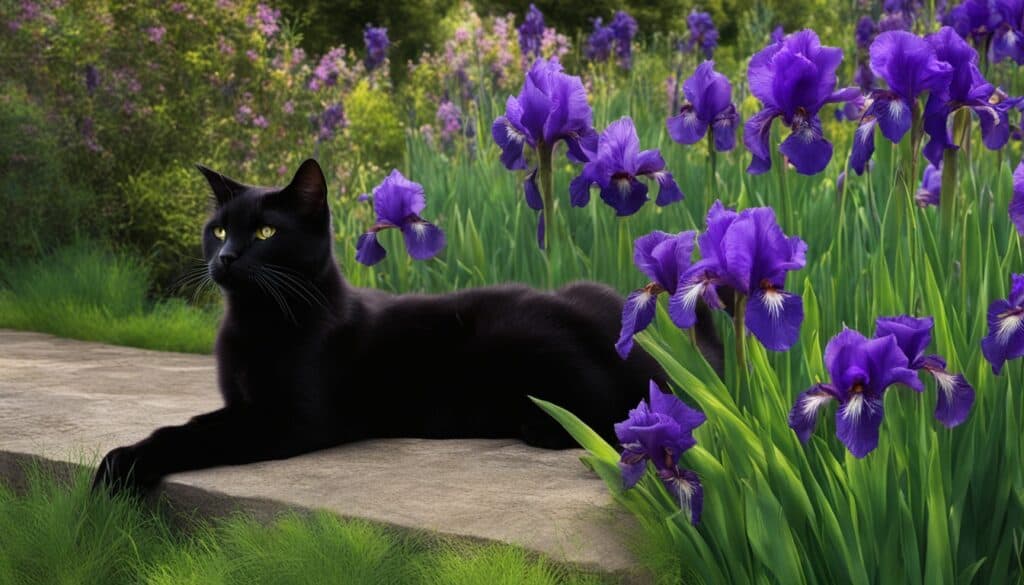 irises toxic to cats