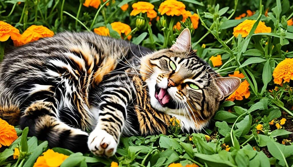 marigold toxicity in cats