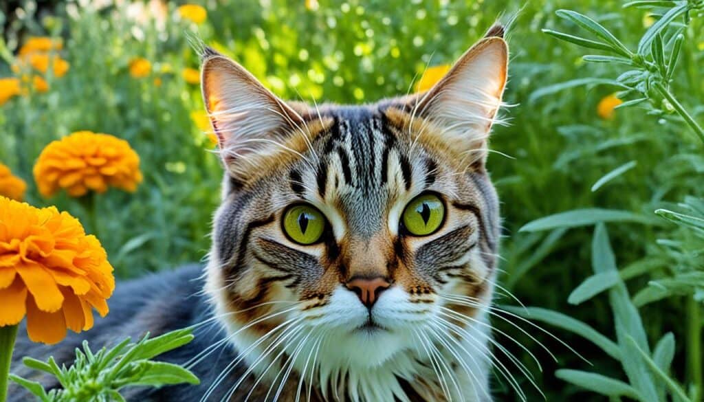 marigolds toxic to cats