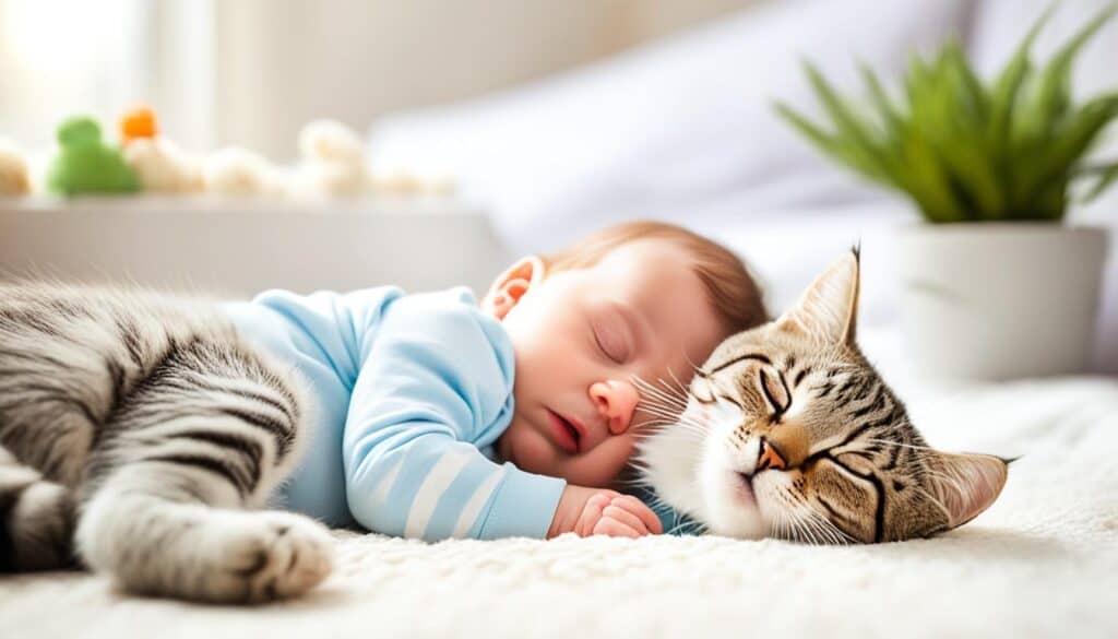 newborns and cats safety