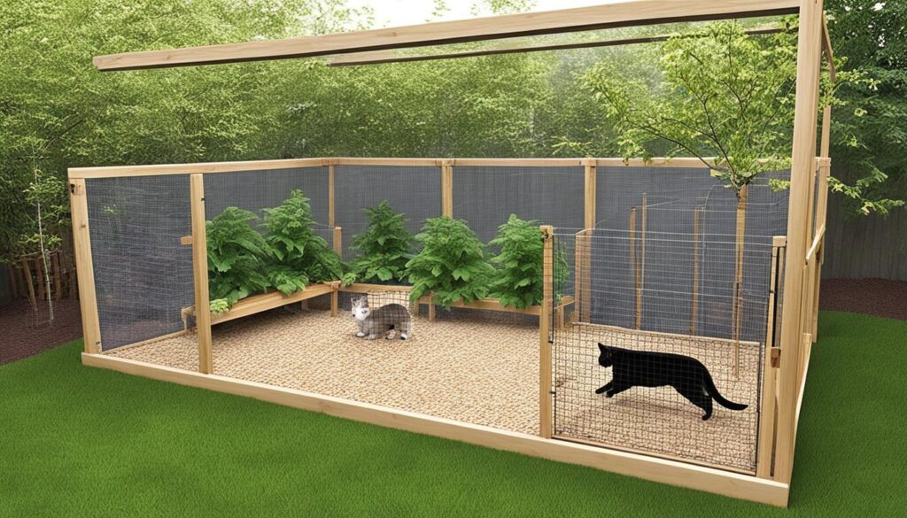 outdoor cat enclosure