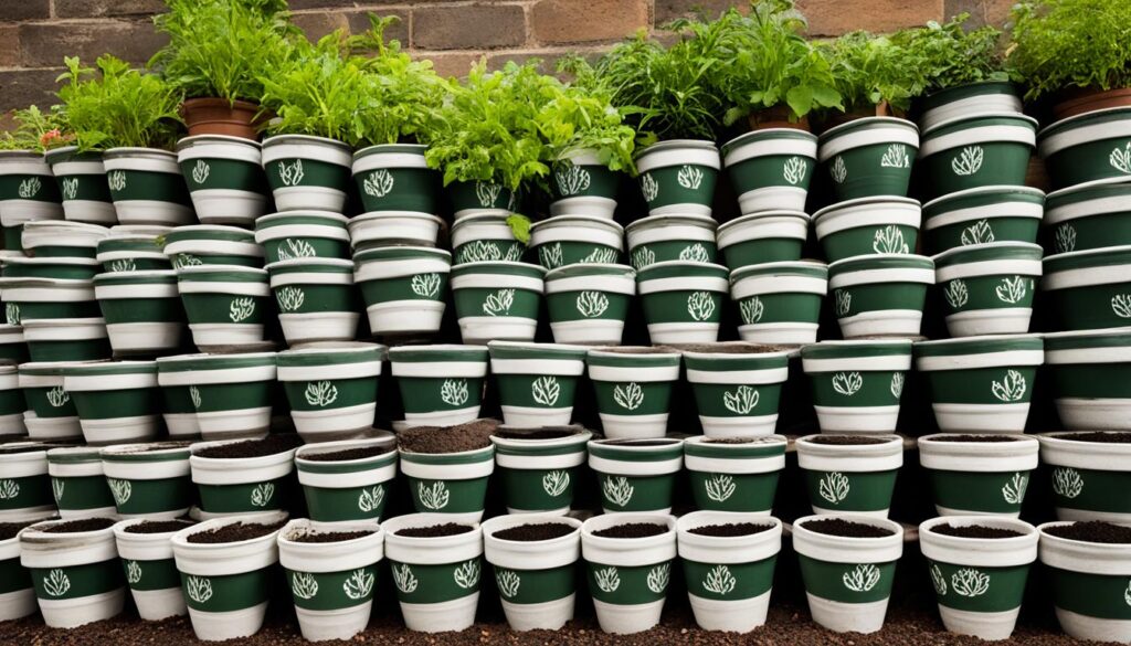 recycling plant pots