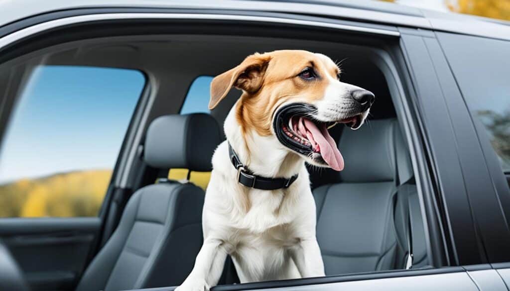 symptoms of dog car sickness