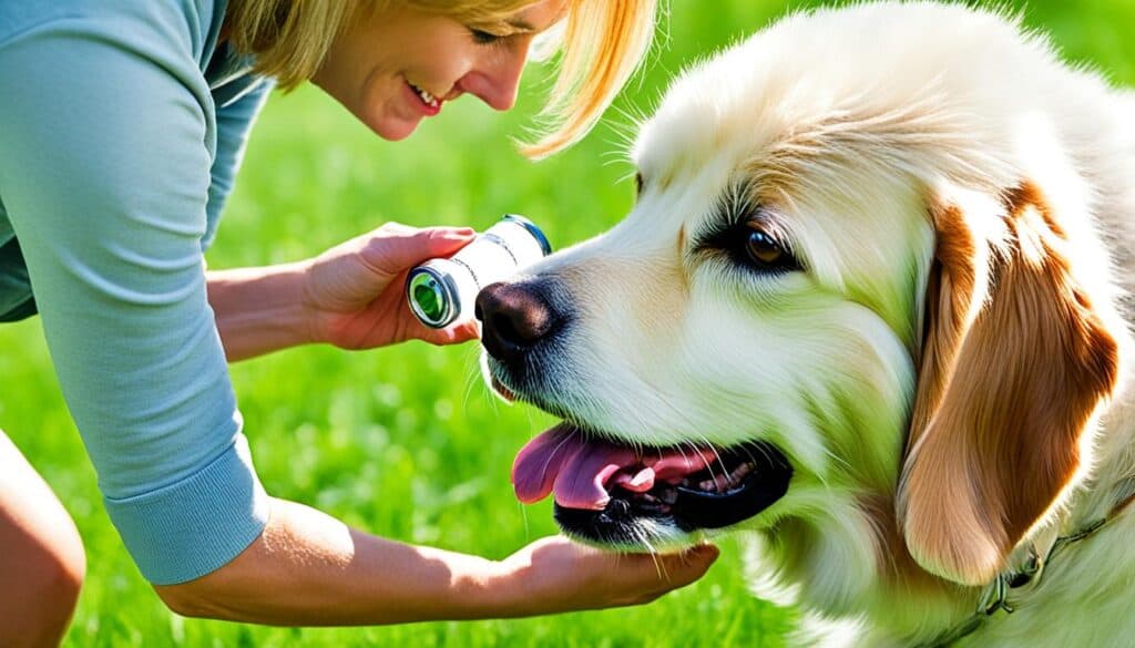tick inspection for dogs