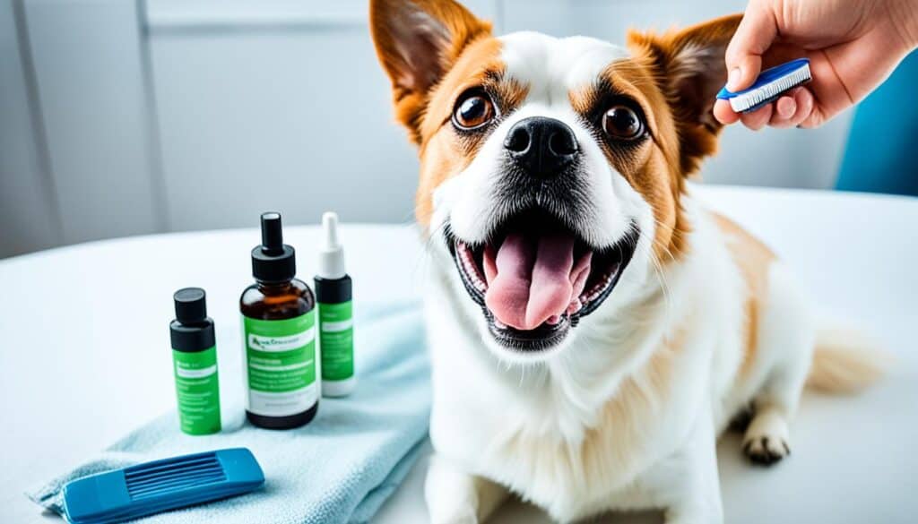 treating fleas on dogs