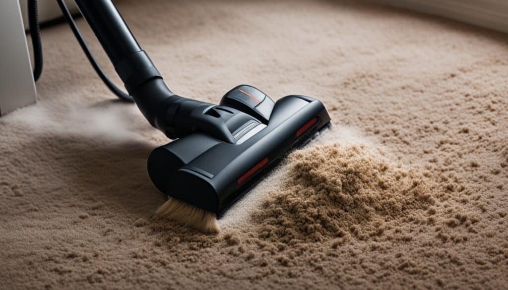 vacuuming for flea eggs