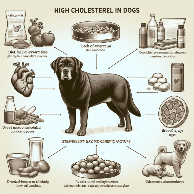 causes of high cholesterol in dogs