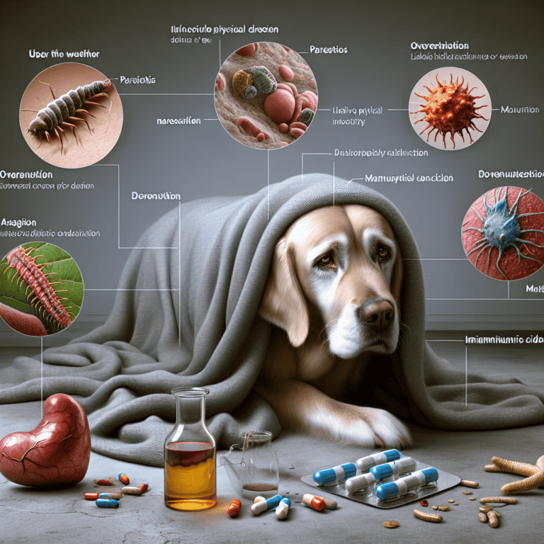 causes of low white blood cell count in dogs